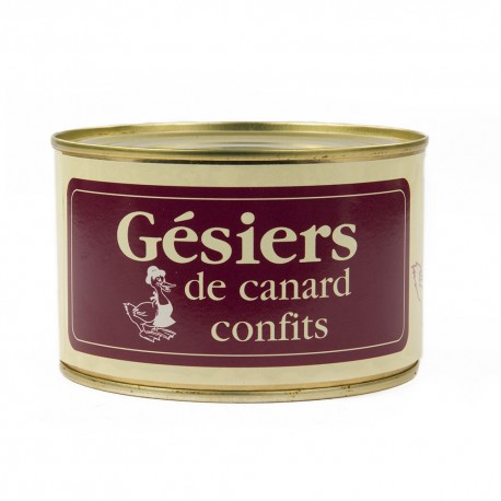Gésiers de canard confits
