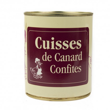 2 cuisses de canard confites